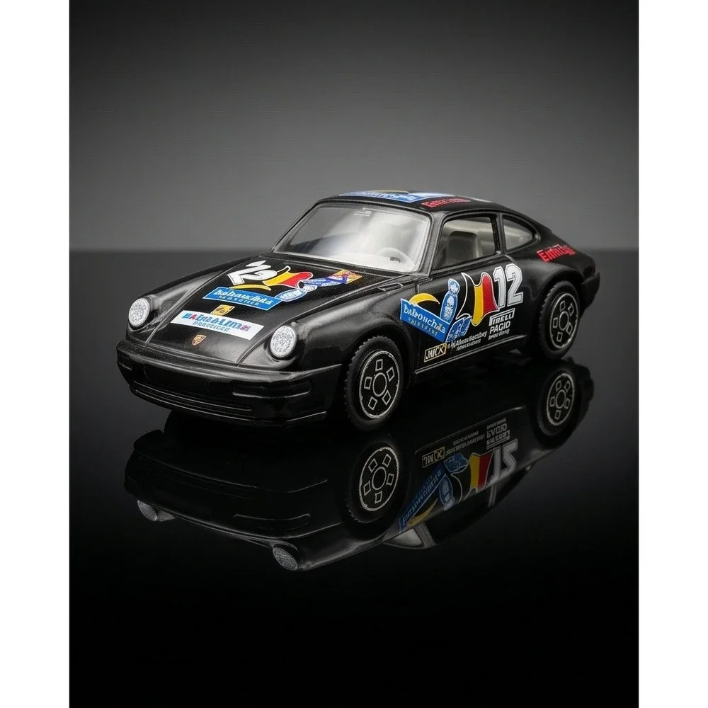 Bburago 1/43 Porsche 911 Carrera Supercup Black Diecast Car Cod 4153 New In Box